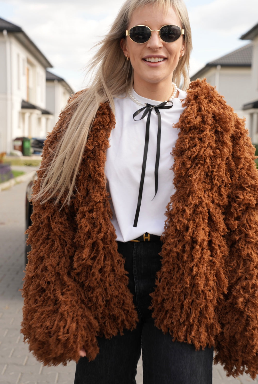 Futro Paula, handmade, merino