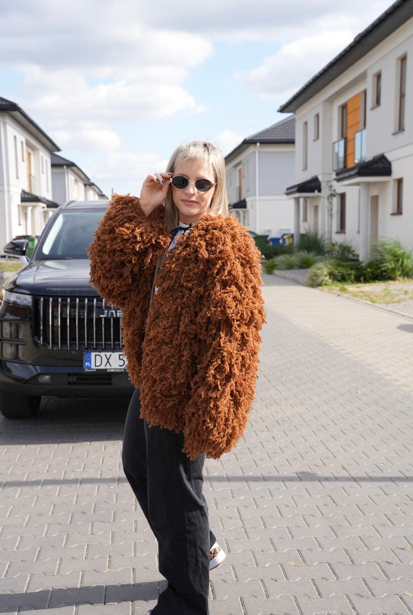 Futro Paula, handmade, merino