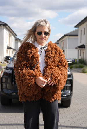 Futro Paula, handmade, merino