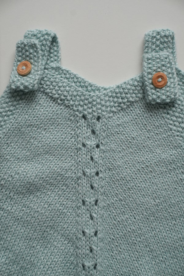 Dziecięce błękitne bloomersy robione ręcznie Sirka handmade 