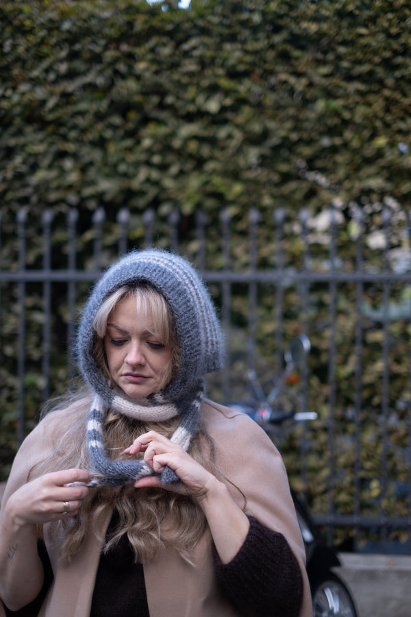 Bonetka Zosia, moher z jedwabiem