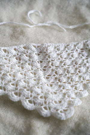 Chusta z lnu i wiskozy robiona ręcznie Sirka handmade