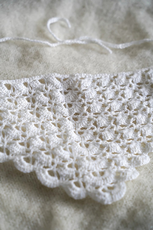 Chusta z lnu i wiskozy robiona ręcznie Sirka handmade