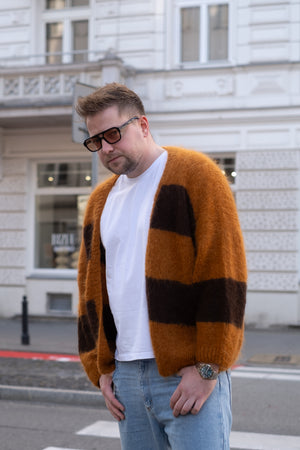 Kardigan Drew, suri alpaka, merino UNISEX