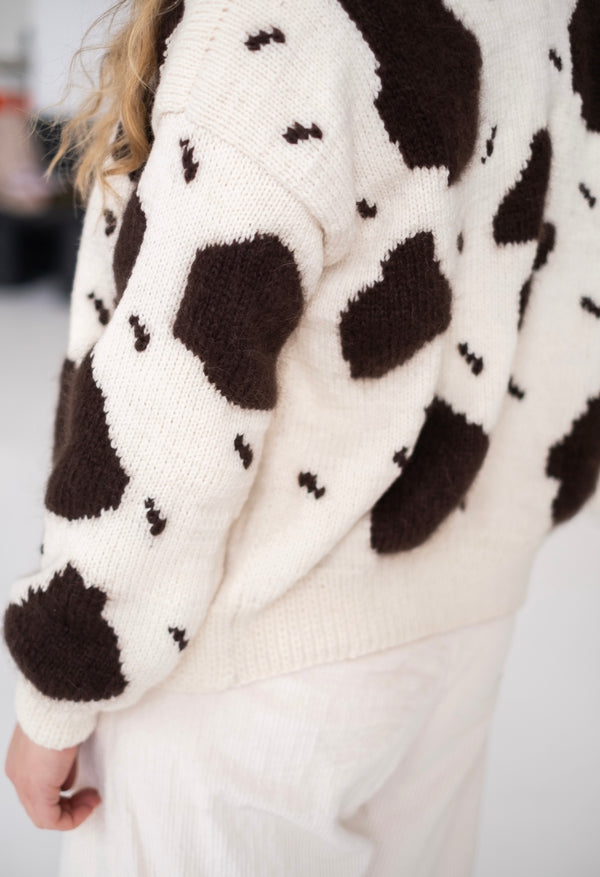 Jubileuszowy sweter Cow