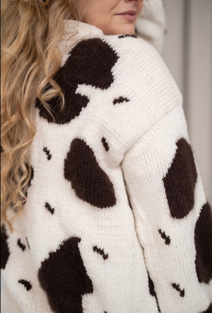 Jubileuszowy sweter Cow