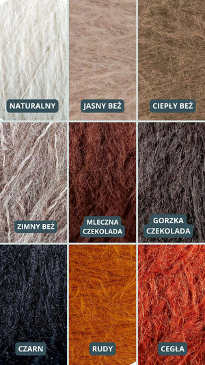 Kardigan Drew, suri alpaka, merino UNISEX