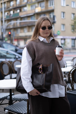 Kamizelka Lidia, 100% merino