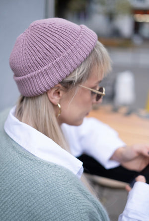 Czapka Kacper, handmade, 100% merino