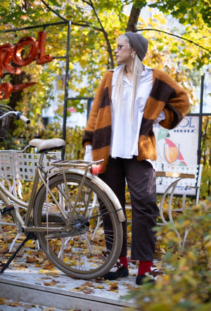 Czapka Kacper, handmade, 100% merino