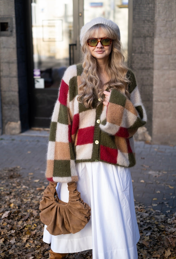 Kardigan Arletta, krata, super kid moher