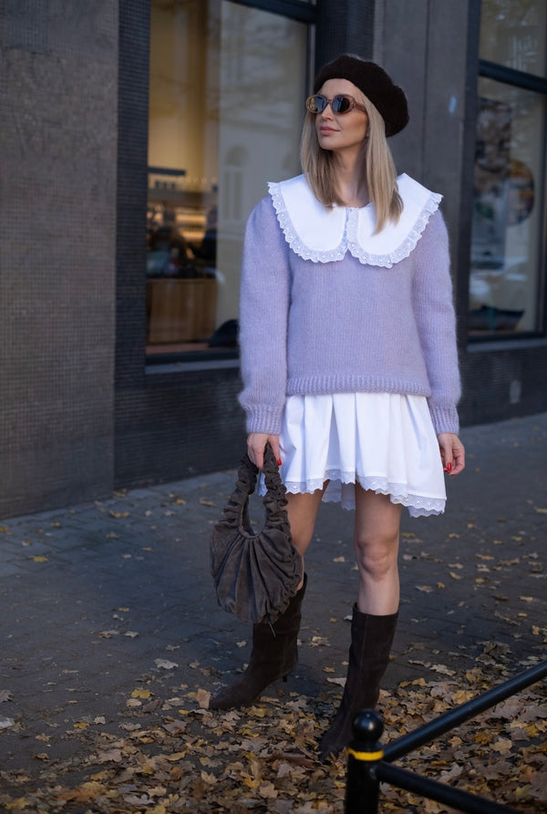 Sweter Magdalena z długim rękawem, handmade