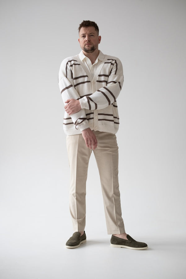 Kardigan Henryk, 100% merino