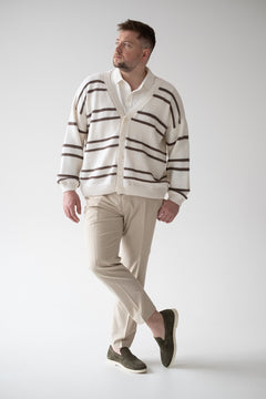 Kardigan Henryk, 100% merino
