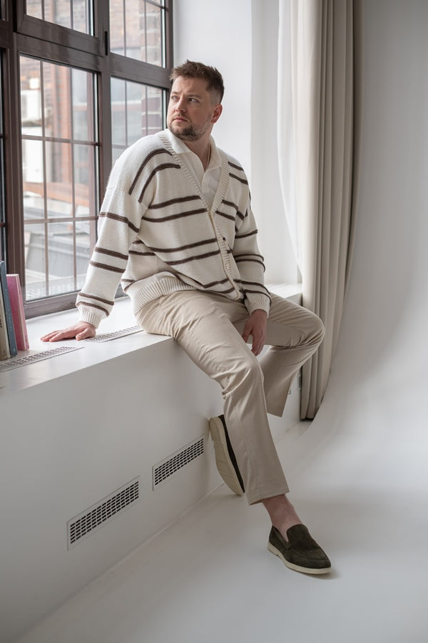Kardigan Henryk, 100% merino