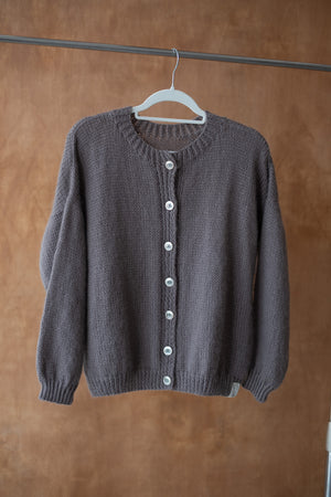 Kardigan Weronika, kaszmir i merino, handmade