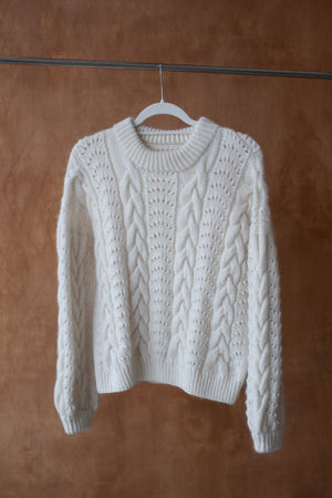 Sweter Marianna, kaszmir i merino, handmade