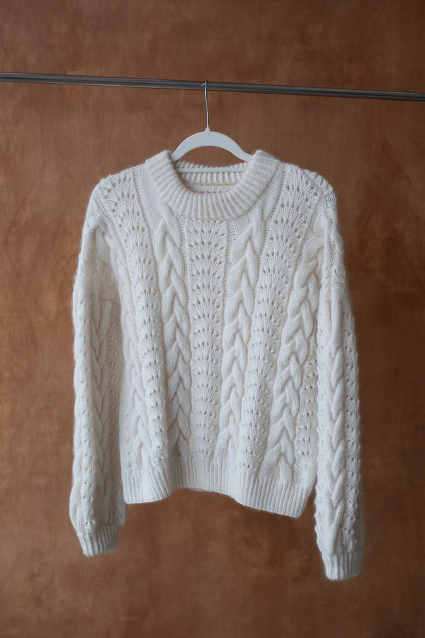 Sweter Marianna, kaszmir i merino, handmade