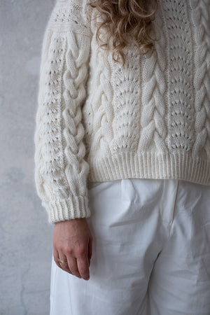 Sweter Marianna, kaszmir i merino, handmade