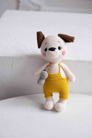 Piesek Fifi robiony na szydełku Sirka handmade