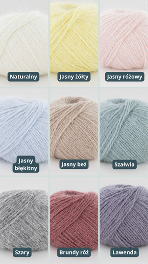 Sweter Magda z krótkim rękawem, angora &merino