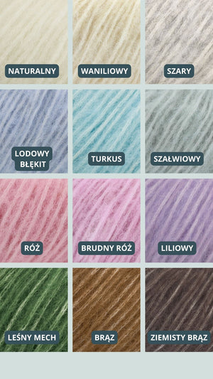 Kamizelka Alex, handmade, bawełna, alpaka, merino