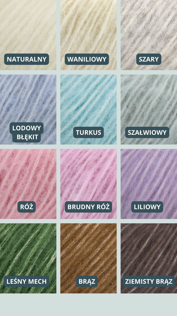Kamizelka Alex, handmade, bawełna, alpaka, merino