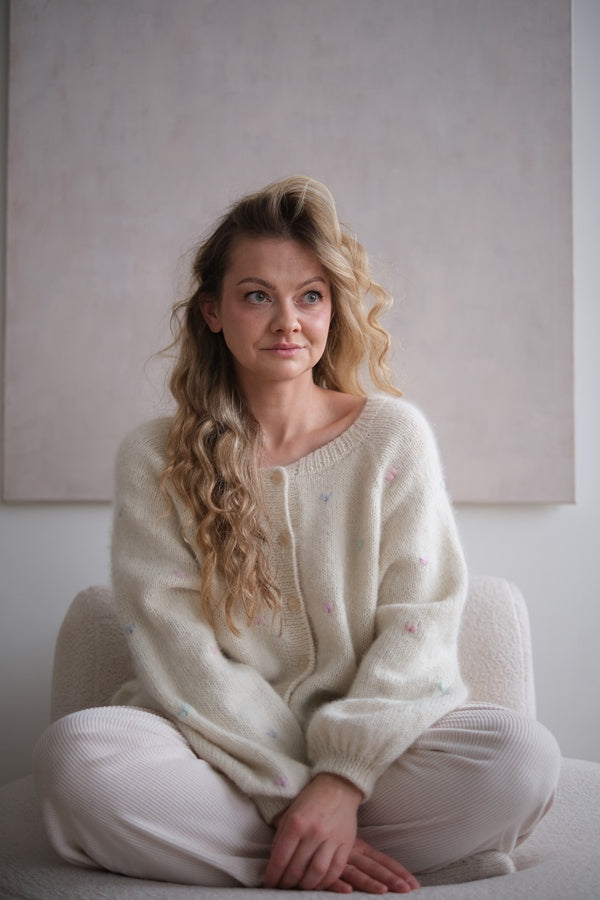 Kardigan Esmi, merino i kaszmir