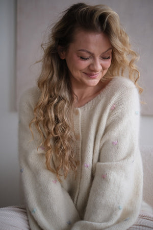 Kardigan Esmi, merino i kaszmir