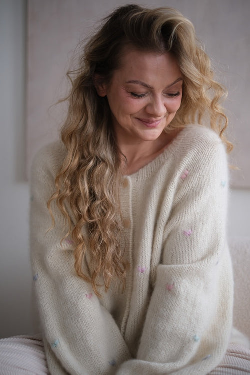 Kardigan Esmi, merino i kaszmir