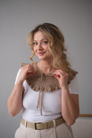 Kołnierzyk Dafne, handmade