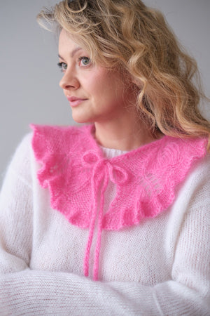 Kołnierzyk Flora, handmade