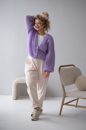 Scrunchie Nasturcja, gumka do włosów, handmade