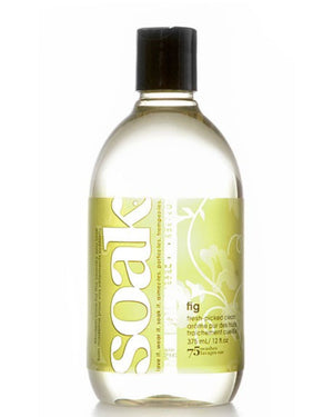 Płyn do prania delikatnych tkanin SOAK w butelce 375 ml o zapachu fig